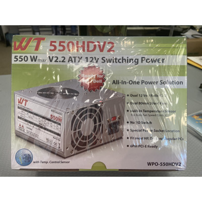 WT 550HDV2 550Watt V2.2 ATX 12V Switching Power